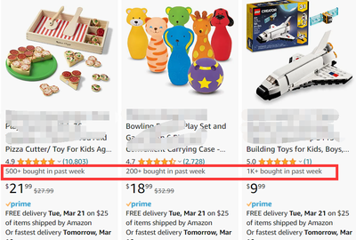 亞馬遜公開產品銷量，玩具賣家將迎來血戰