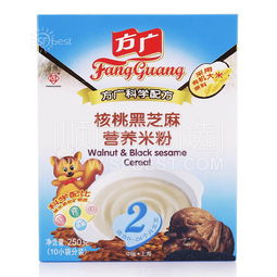 方廣核桃黑芝麻營養米粉 不止于零食的健康選擇